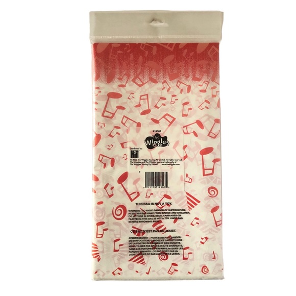 Vintage The Wiggles Party Table Cloth 54” x 84” Plastic Table Cover Kid Original - Picture 2 of 2